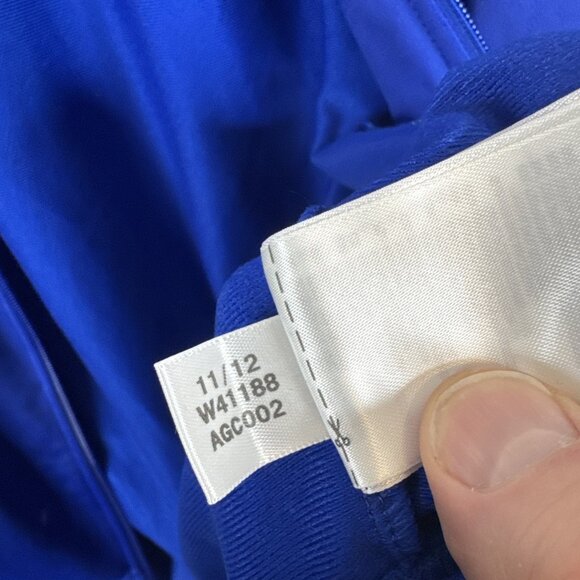 Adidas Firebird Blue Track Jacket Men’s L Full Zip 3 Stripe Trefoil - Picture 8 of 9